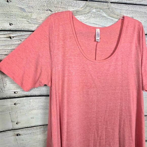 LuLaRoe Pink Swing Tunic Top Size L - Picture 4 of 8